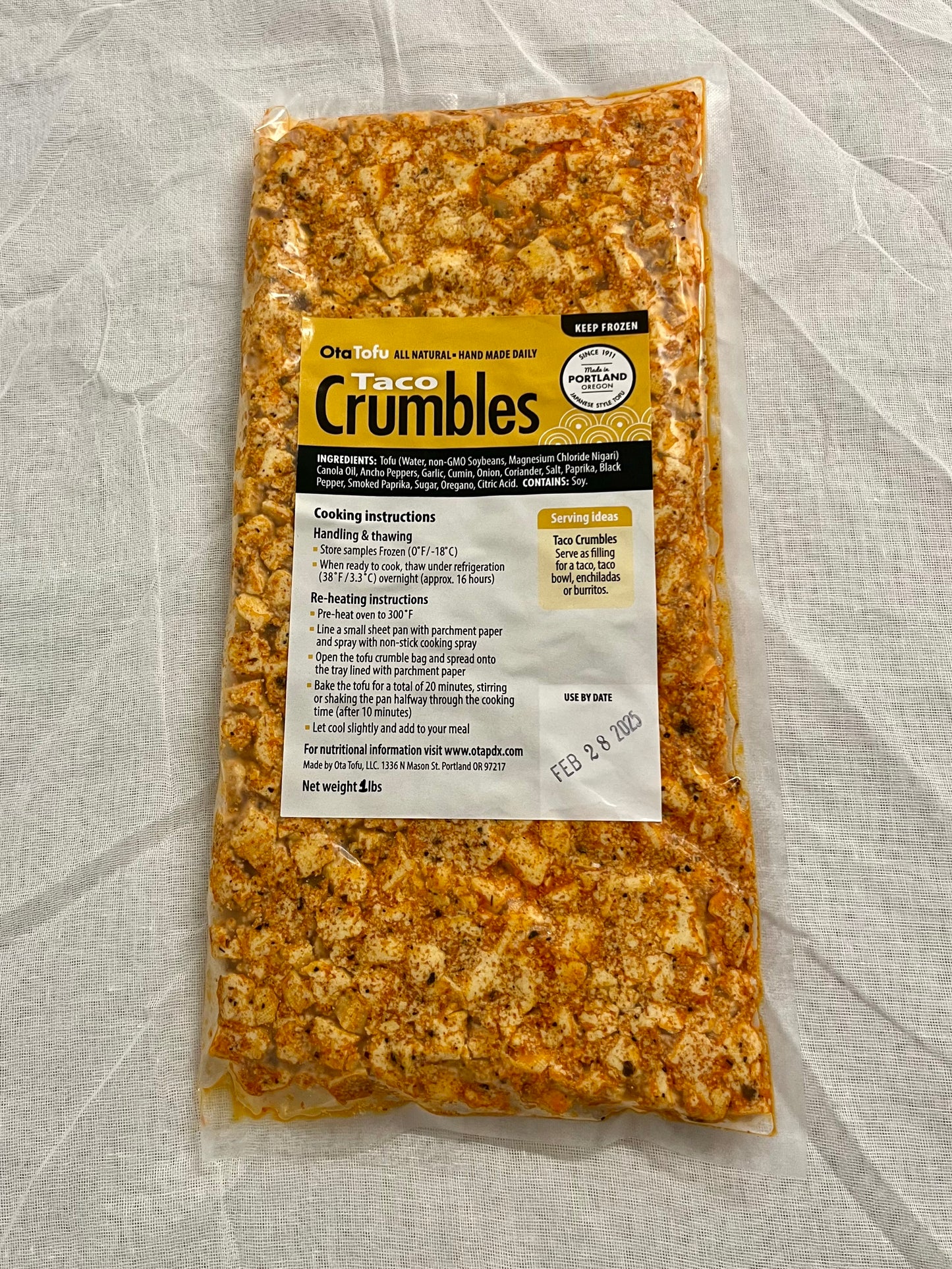 Taco Ota Tofu Crumbles